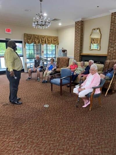 Live entertainment Anthony Washington